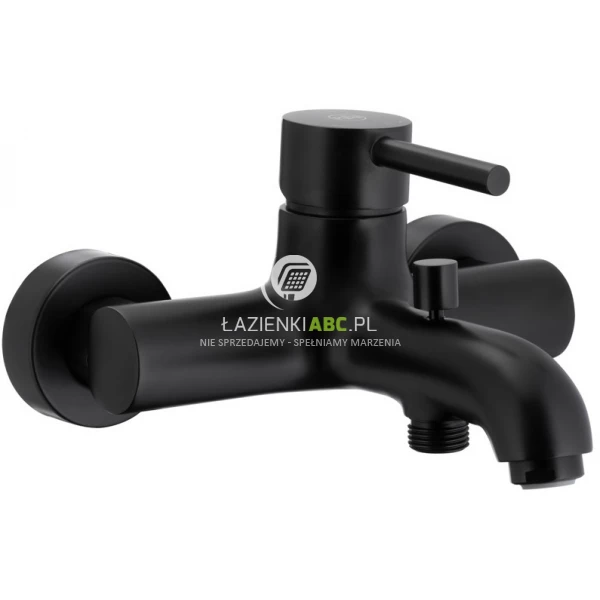 Bateria wannowa ścienna KFA MOZA 5034-010-81 czarna