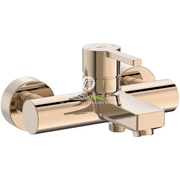 Bateria wannowa ścienna Roca NAIA ROSE GOLD A5A0296RG0 różowe złoto
