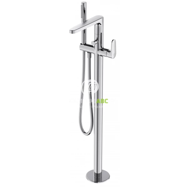 Bateria wannowa wolnostojąca Cersanit INVERTO S951-287 chrom/czarny