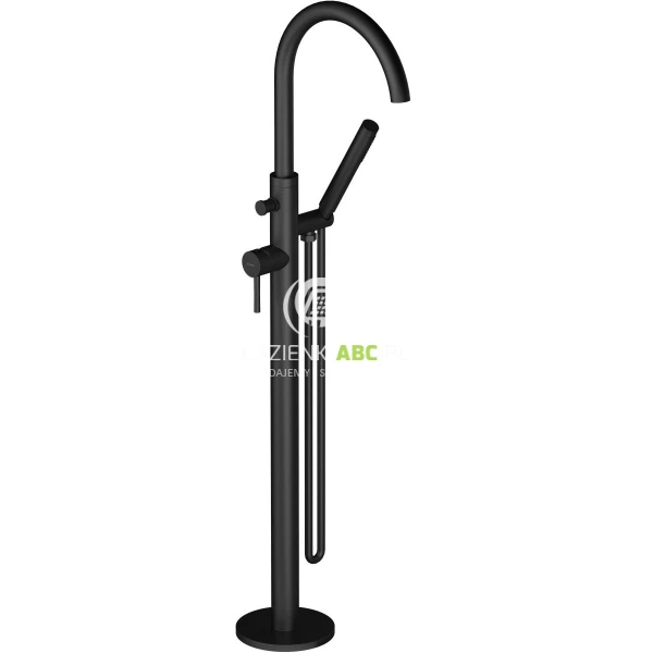 Bateria wannowa wolnostojąca Oltens MOLLE 34300300 czarny mat