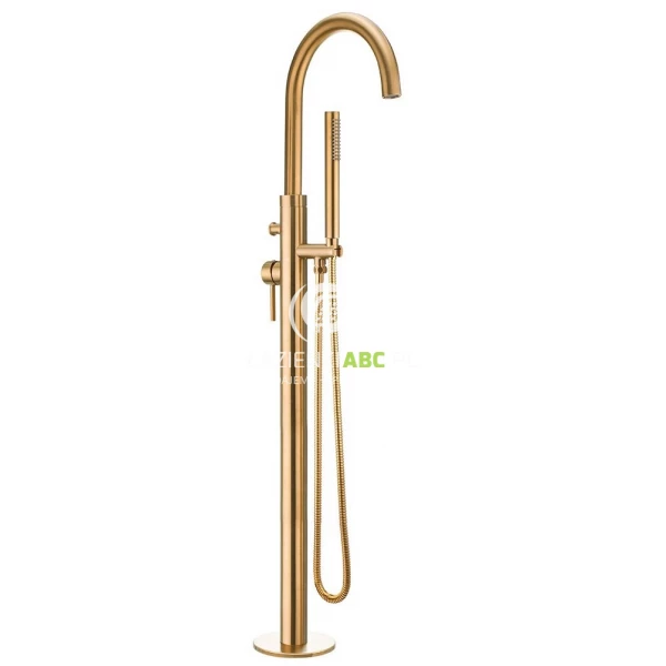 Bateria wannowa wolnostojąca Oltens MOLLE 34300810 złoto szczotkowane