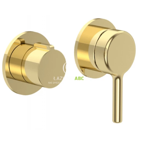 Bateria wannowo-prysznicowa podtynkowa Excellent PI AREX.1240GL złoty połysk