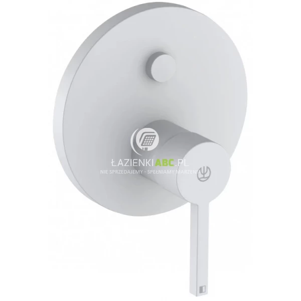 Bateria wannowo-prysznicowa podtynkowa Kludi NOVA FONTE 206595315 biała mat