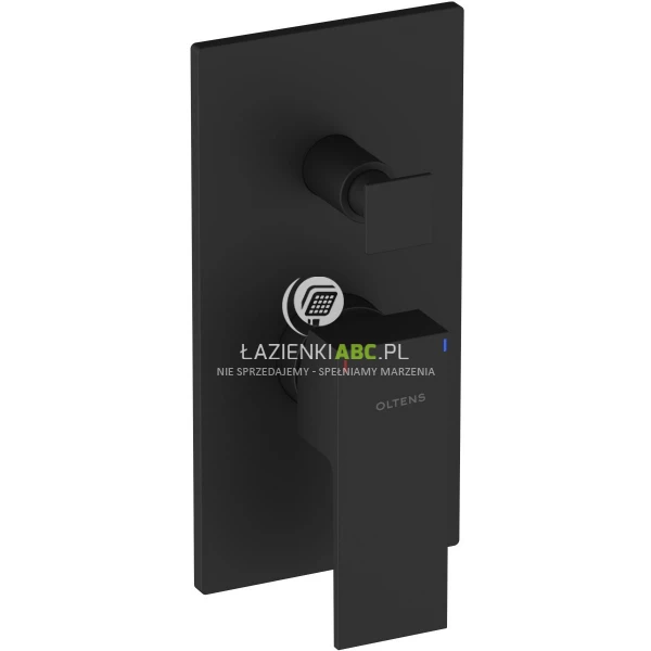 Bateria wannowo-prysznicowa podtynkowa Oltens GOTA 34101300 czarny mat
