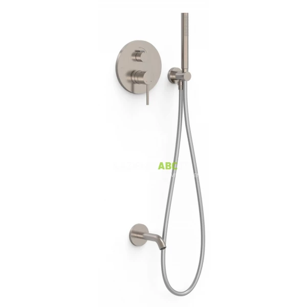 Zestaw wannowo-prysznicowy podtynkowy Rapid-box Tres STUDY EXCLUSIVE 26228006AC stalowa