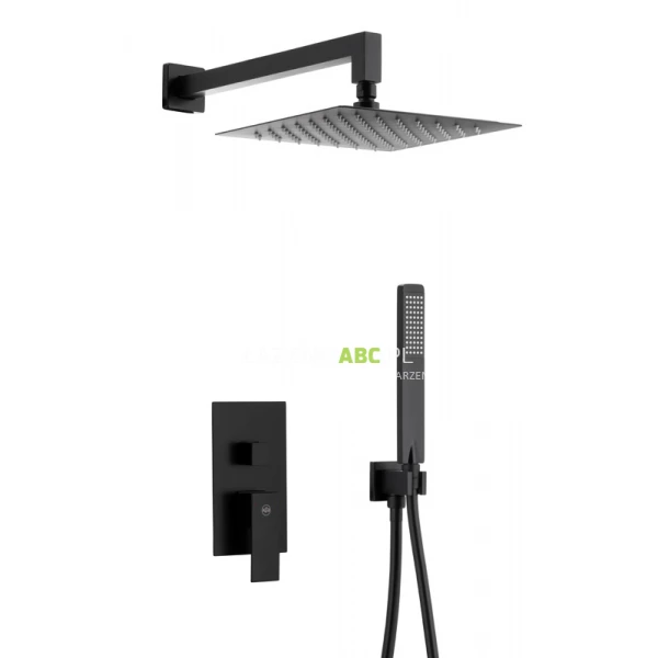 Zestaw prysznicowy podtynkowy KFA LOGON 5139-501-81 czarna