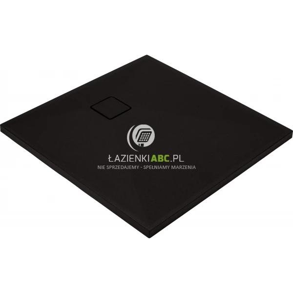 Brodzik granitowy kwadratowy 90 Deante CORREO KQR N41B czarny