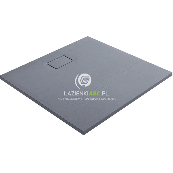 Brodzik kwadratowy 100x100 RockSurface Oltens BERGYTAN 17102700 szary beton