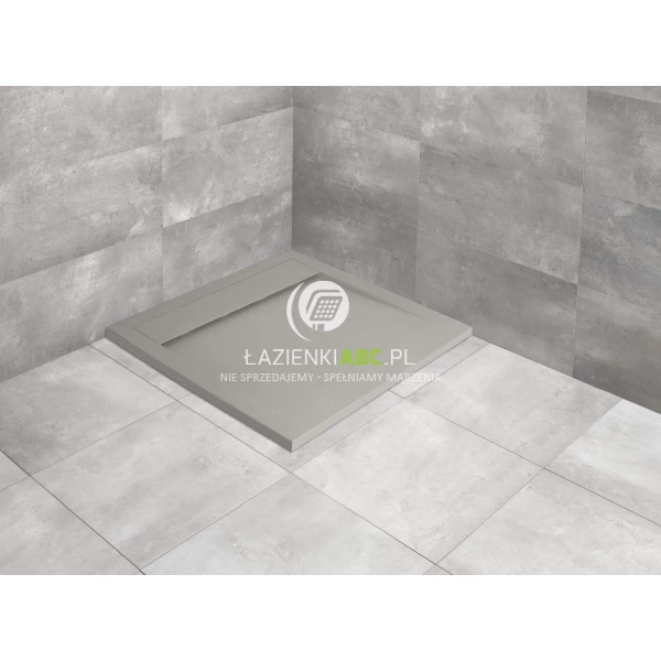Brodzik kwadratowy 90x90 Radaway Teos C HTC9090-74 cemento