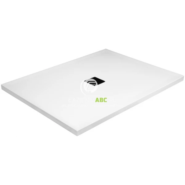 Brodzik prostokątny 100x80 Besco NOX BMN100-80-BC czarna maskownica