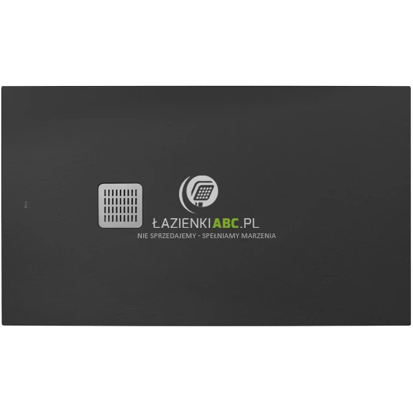 Brodzik prostokątny 100x90 + syfon Roca TERRAN AP1013E838401640 onyks