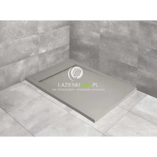 Brodzik prostokątny 120x70 Radaway Teos F HTF12070-74 cemento