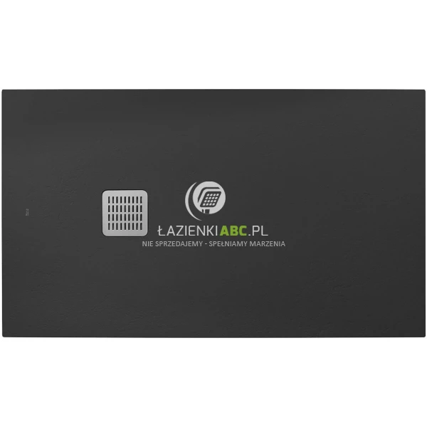 Brodzik prostokątny 140x80 + syfon Roca TERRAN AP10157832001640 onyks