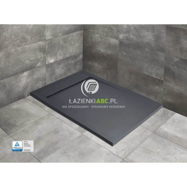 Brodzik prostokątny 180x80 Radaway TEOS F HTF18080-64 antracyt