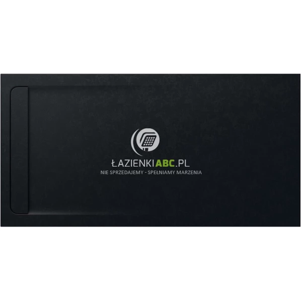 Brodzik prostokątny 200x100 Roca AQUOS AP6017D03E801400 czarny