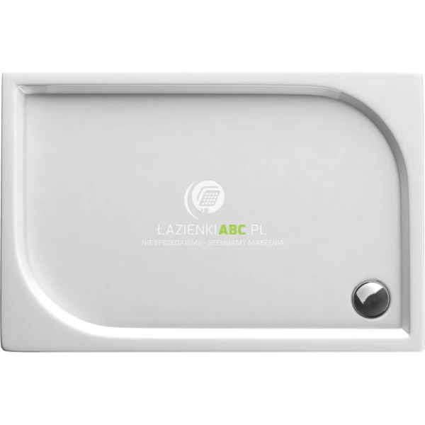 Brodzik prostokątny 80x120 płaski Deante CUBIC KTK 044B