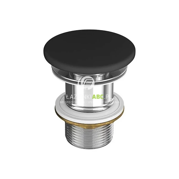 Ceramiczny korek bez przelewu Cersanit LARGA K11-2362 antracyt mat