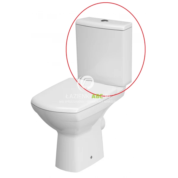 Cersanit CARINA Zbiornik CA010 bez armatury K31-008-PP