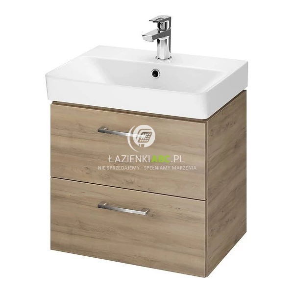 Cersanit MILLE Szafka z umywalką 50 cm S801-322-DSM orzech