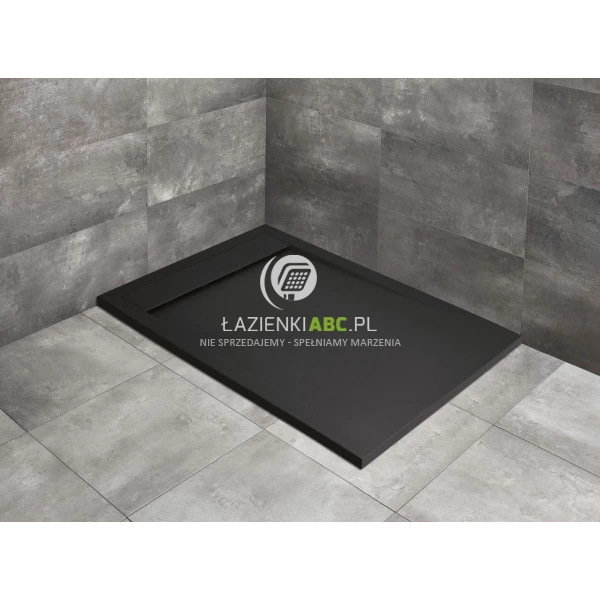 Czarny brodzik prostokątny 110x90 Radaway TEOS F HTF11090-54