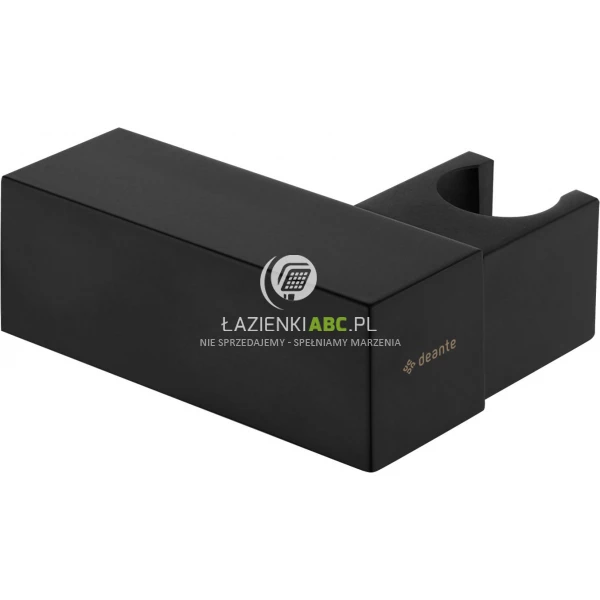 Czarny uchwyt punktowy Deante SQUARE ANS N21U kwadratowy