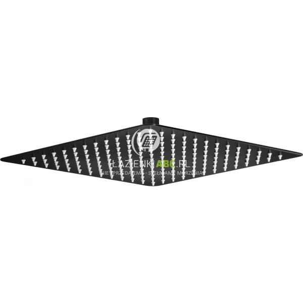 Deszczownica kwadratowa 25x25 Deante CASCADA NERO NAC 202K czarna