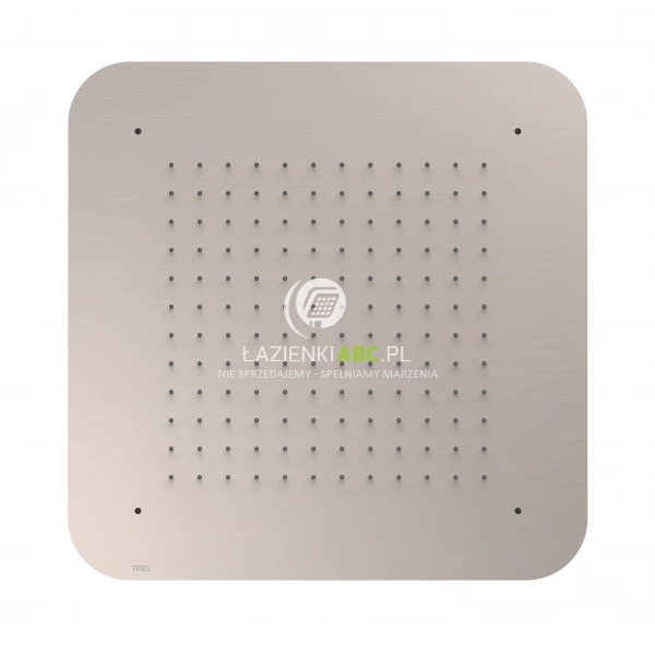 Deszczownica kwadratowa 42x42  Tres BARRAS Y DUCHA EXCL 29951607AC stalowa