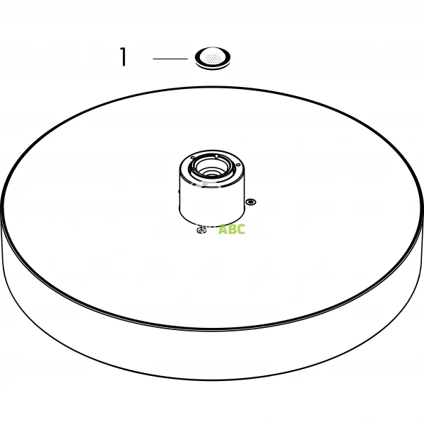 Deszczownica okrągła 25 cm Hansgrohe RAINFINITY 26228000