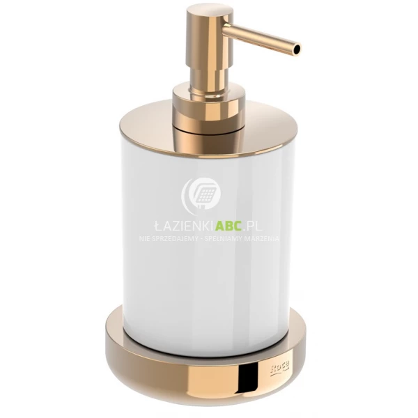 Dozownik szklany stojący Roca TEMPO A817026RG0 różowe złoto