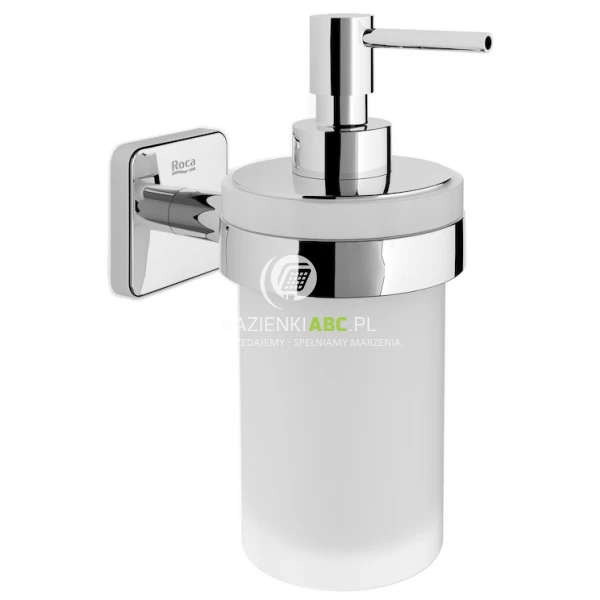 Dozownik wiszący do mydła Roca VICTORIA A816678001 szklany