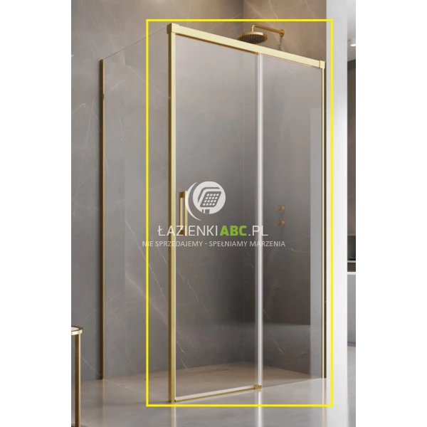 Drzwi prysznicowe 100cm Radaway IDEA KDJ 387040-09-01R prawe złote