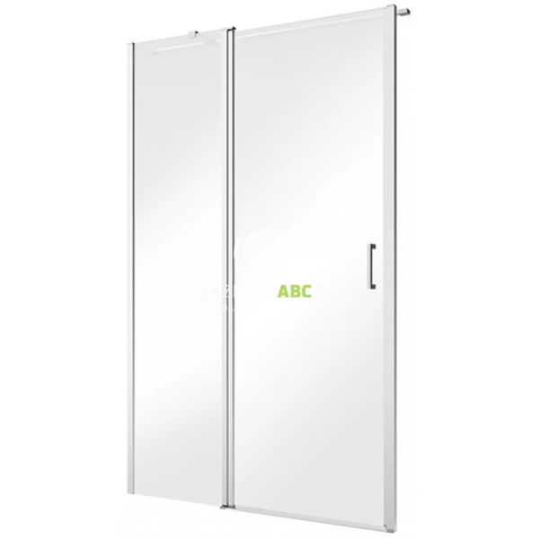 Drzwi prysznicowe 110x190 Besco EXO-C EC-110-190C z/kolumnowy