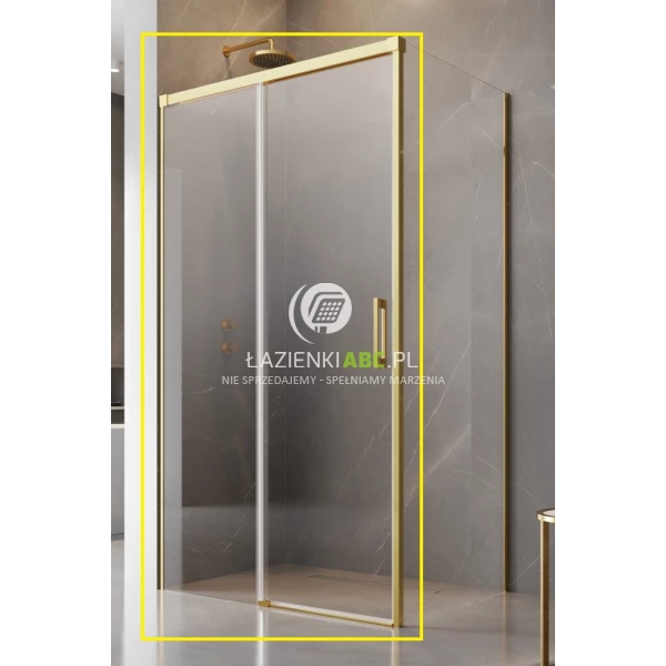 Drzwi prysznicowe 140cm Radaway IDEA KDJ 387044-09-01L lewe złote