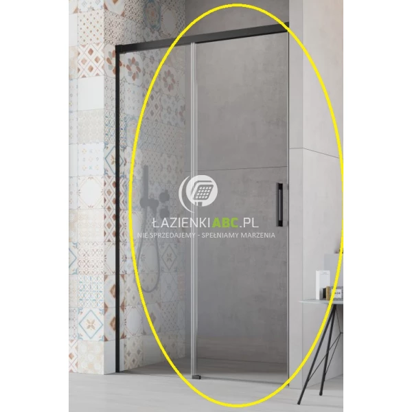 Drzwi prysznicowe 520 IDEA 8 BLACK DWJ 10330520-54-01L lewe