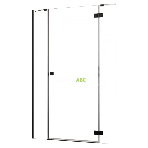 Drzwi prysznicowe wnękowe 120x200 Radaway ESSENZA NEW BLACK DWJS 1385031-54-01R prawe/czarny