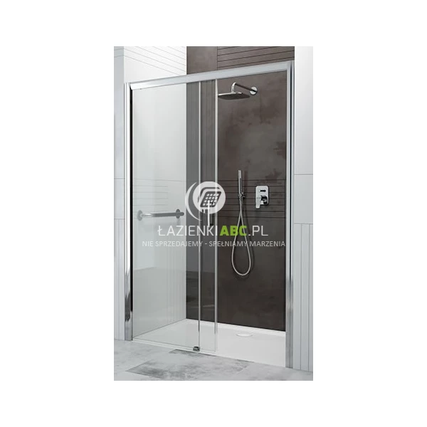 Drzwi prysznicowe wnękowe przesuwne 130x190 Sanplast D2L FREEZONE 600-271-3170-38-401 sbW0