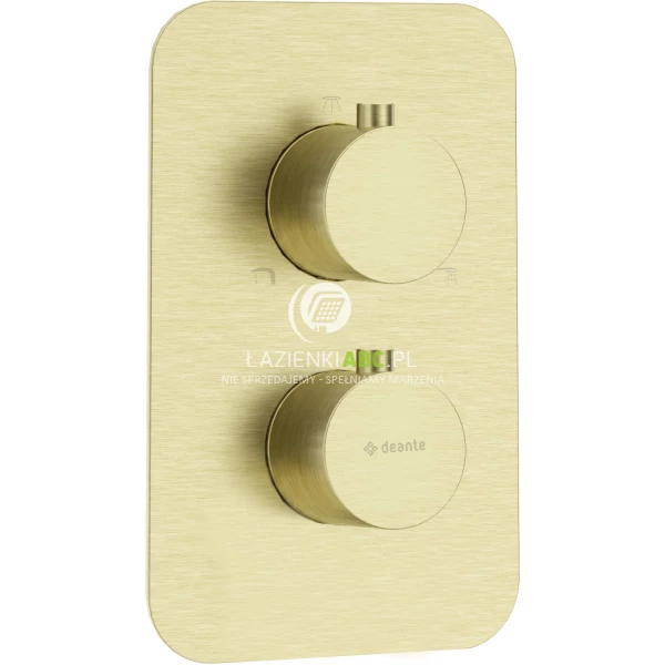 Element zewnętrzny do BOXa termostatycznego Deante BXY REBT złoto szczotkowane