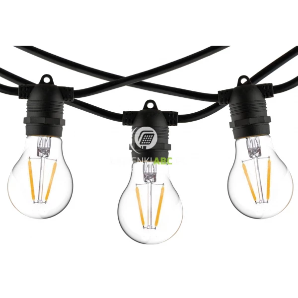 Girlanda ogrodowa 9 m Nowodvorski FESTOON LIGHTS 7872 czarny