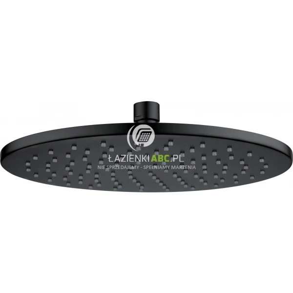 Głowica natryskowa mosiężna okrągła 25 cm Deante CASCADA NERO NAC N91K czarny mat