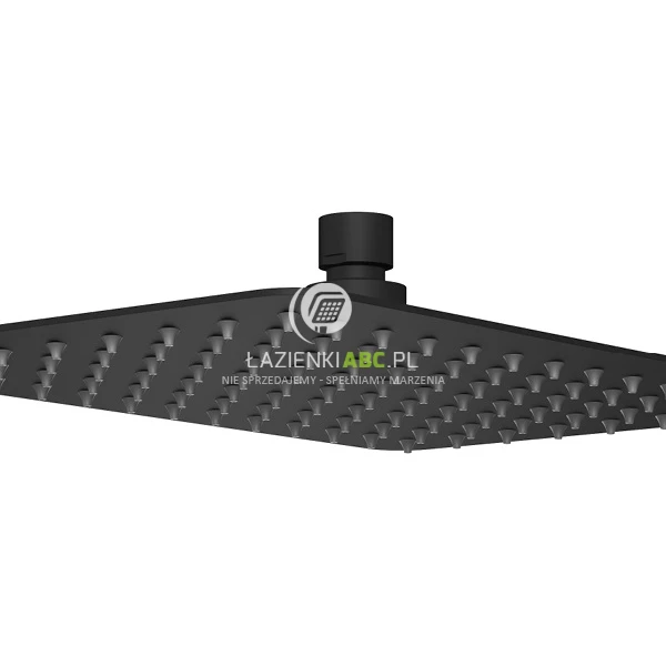Głowica prysznicowa kwadratowa 30x30 Excellent AREX.3032BL czarna