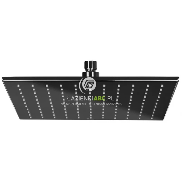 Głowica prysznicowa mosiężna Roca BLACK A5B4050CN0 kwadratowa