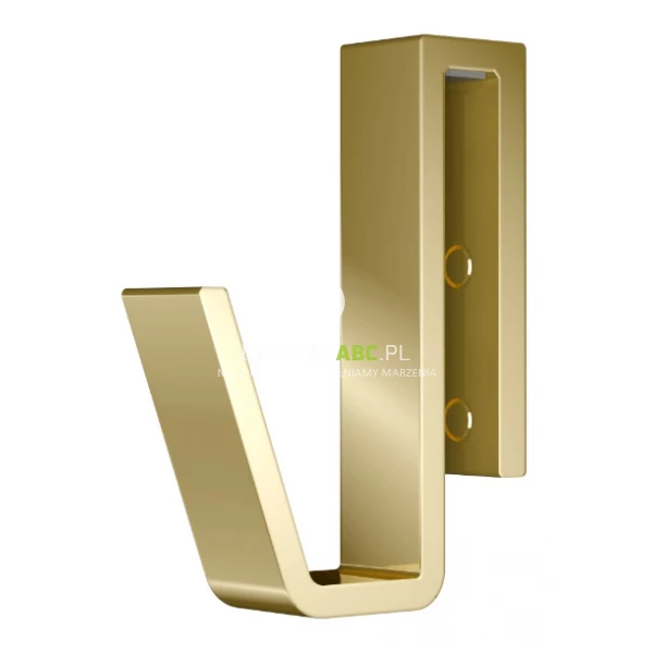 Haczyk do mocowania na szybie o grubości 6-10 mm Excellent  KAEX.5095.GL złoty połysk