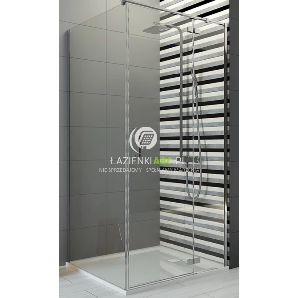 Kabina prostokątna 90x80 cm, Sanplast FREE II 600-261-0640-42-401 cm/sbW0