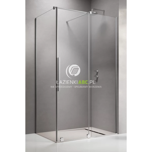 Kabina prysznicowa 100 cm Radaway FURO KDJ 10104522-01-01R,10110480-01-01 front prawa