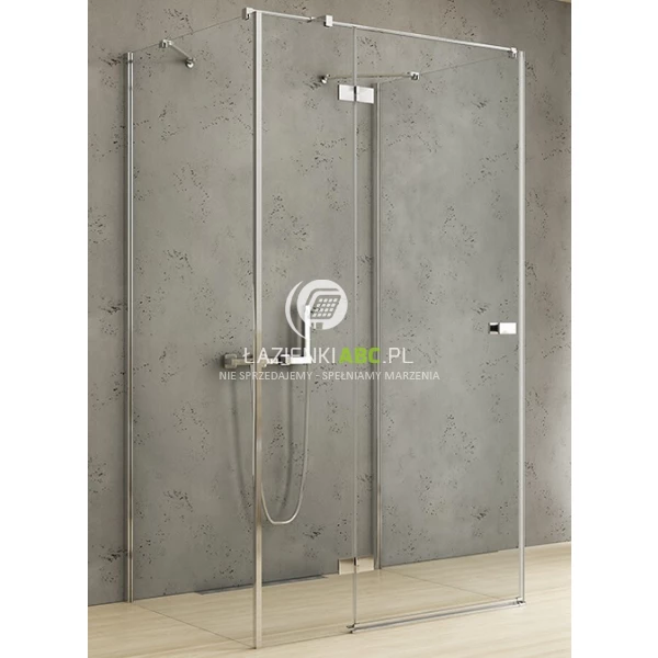 Kabina prysznicowa kwadratowa 90x90x200 New Trendy REFLEXA EXK-5204 prawa