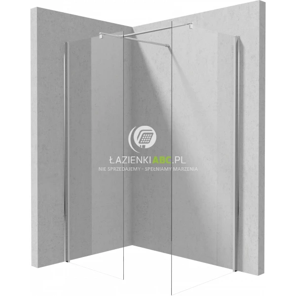 Kabina prysznicowa walk-in 90+70cm Deante KERRIA PLUS KTS 039P,KTS 037P