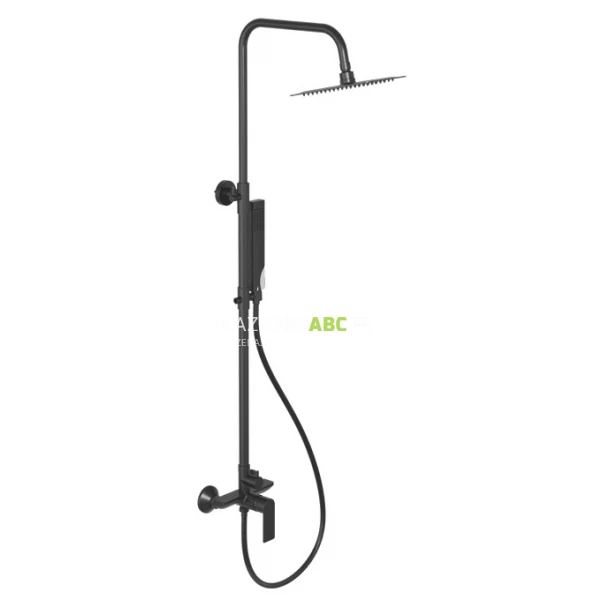 Kolumna prysznicowa ścienna  Excellent GLAD ARNL.1181BS czarny soft