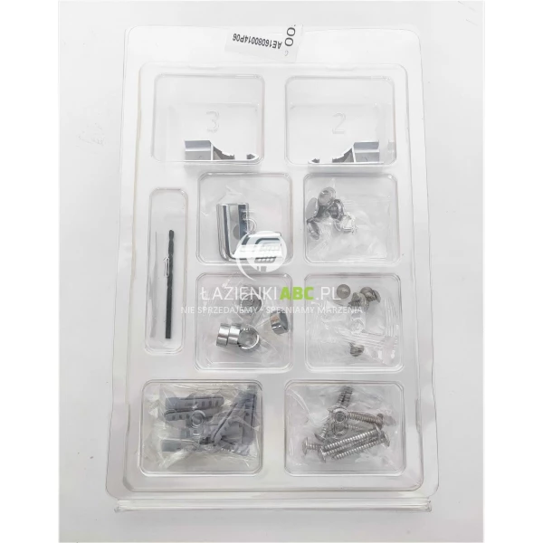 Komplet z elementami montażowymi w blistrze do kabin Deante KERRIA KTK XKCK2MU00