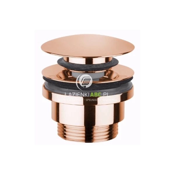 Korek klik-klak Paffoni ZSCA050ROSE różowe złoto