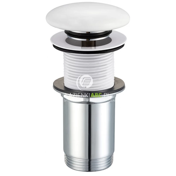 Korek klik-klak umywalkowy Omnires A716BP biały połysk